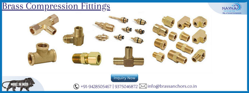 Brass Compression Fittings, BRASS COMPRESSION TEES